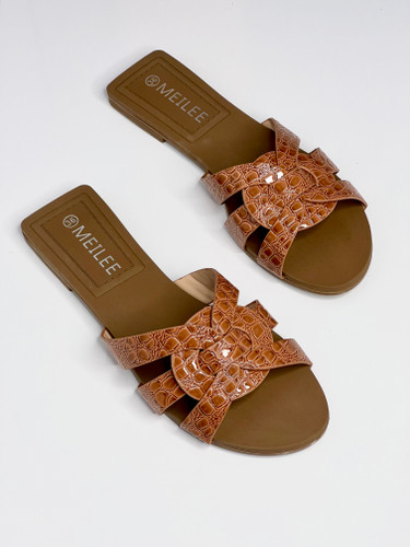 سندل عسلی رنگ کفی تخت